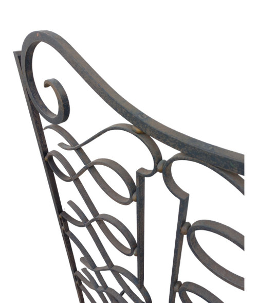 Large Art Deco Wrought Iron Interior Grille