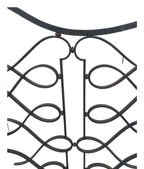 Large Art Deco Wrought Iron Interior Grille