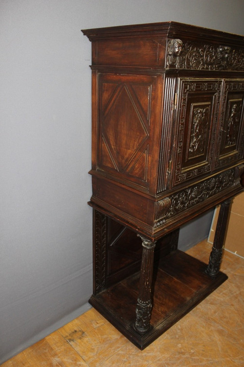 Small Walnut Cabinet Partly XVII Century 