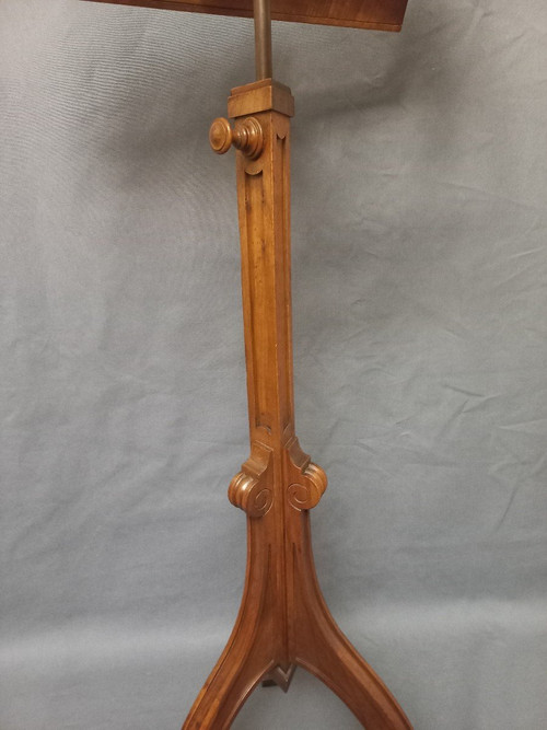 Gothic Style Walnut Lectern