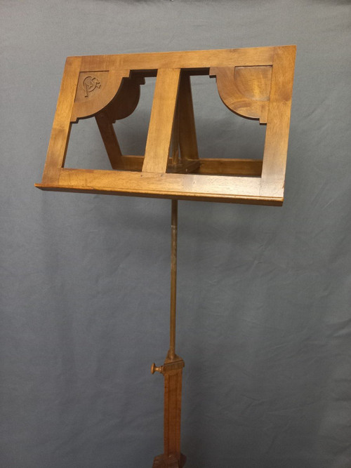 Gothic Style Walnut Lectern