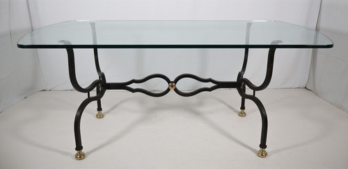 Table et 6 chaises Iron Savonarola Dante années 60