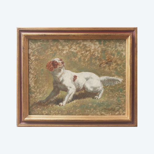 Jules Bertrand GELIBERT - Porträt eines Spaniels