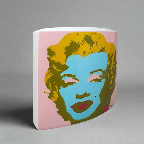 Erstaunliche Andy Warhol-Vase für Rosenthal aus den 1990ern. Hergestellt in Deutschland.