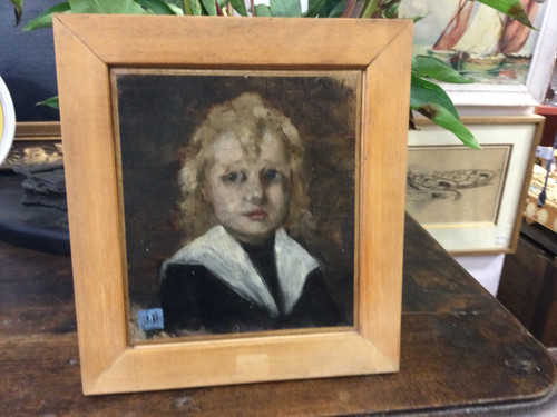 Small child portrait by Jean Célestin DANGUY