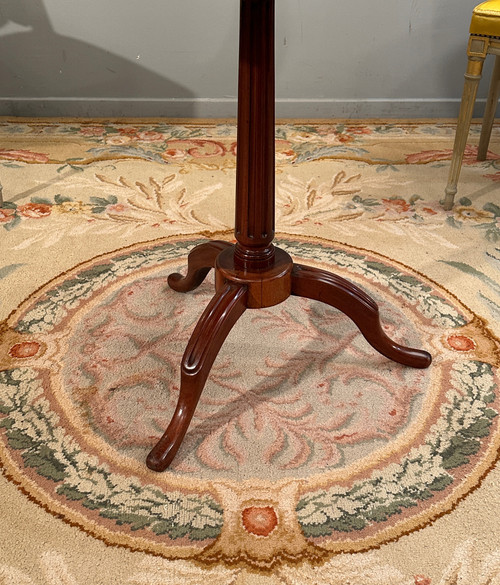 Louis XVI Mahogany Tilting Pedestal Table Circa 1780