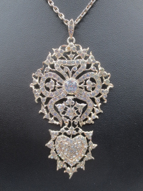 Pendentif cœur normand, XIXe siècle. 