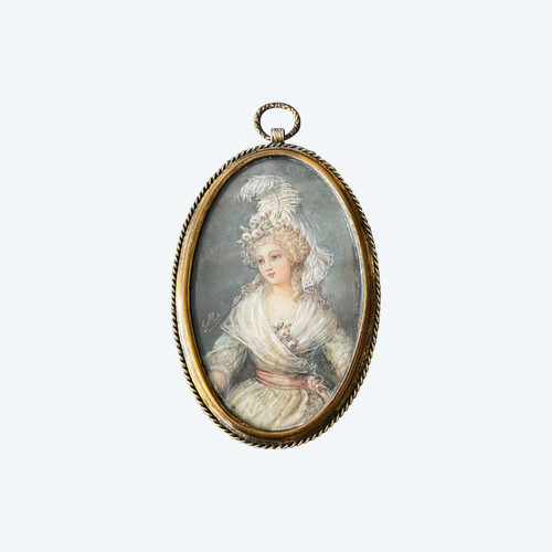 Miniature on ivory