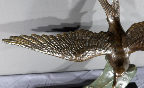 Bronze “The Seagull”, attributed to Erget – Early 20th century