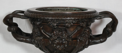 Bronze Cup Said Warwick Vase H Luppens 19th Century 