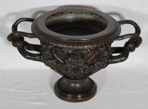 Bronze Cup Said Warwick Vase H Luppens 19th Century 