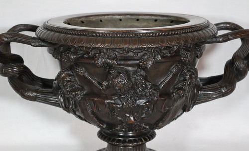 Bronze Cup Said Warwick Vase H Luppens 19th Century 