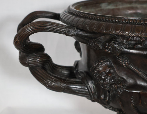 Bronze Cup Said Warwick Vase H Luppens 19th Century 