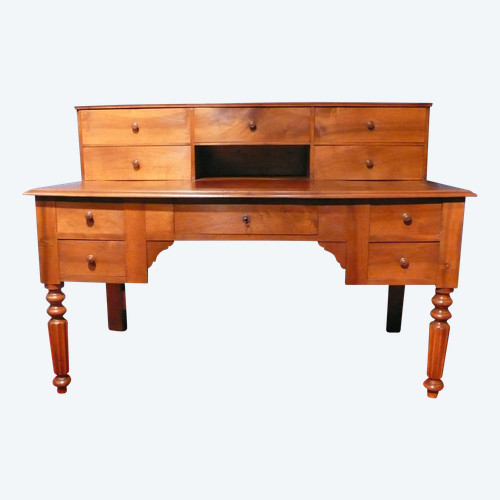 Louis-Philippe period walnut tiered desk