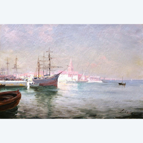 V. CARTIER, View of the Port of Martigues