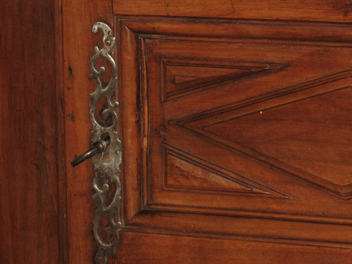 Pair of Louis XIII walnut paneled doors 17th century Périgord origin