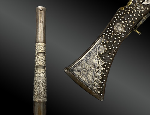 Mukahla flintlock RIFLE - Morocco - XIXth century