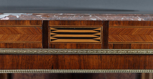 Small Louis XVI style inlaid display case - 1920