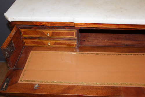 18th Century Transition Inlaid Chest Of Drawers