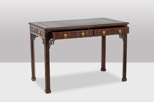 Chippendale-style mahogany table, or desk. Circa 1950. LS5932456G