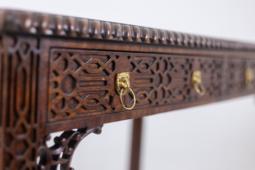 Chippendale-style mahogany table, or desk. Circa 1950. LS5932456G