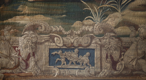 Important tapestry, Apollo Et Cupidon, Atelier du Faubourg St Marcel, circa 1635-1650