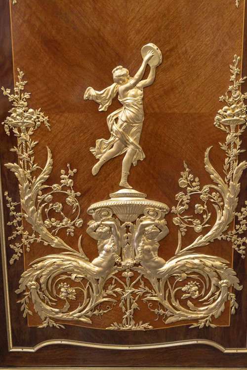 Attributed to François Linke Une Vitrine De Style Louis XVI époque 19ème Siècle