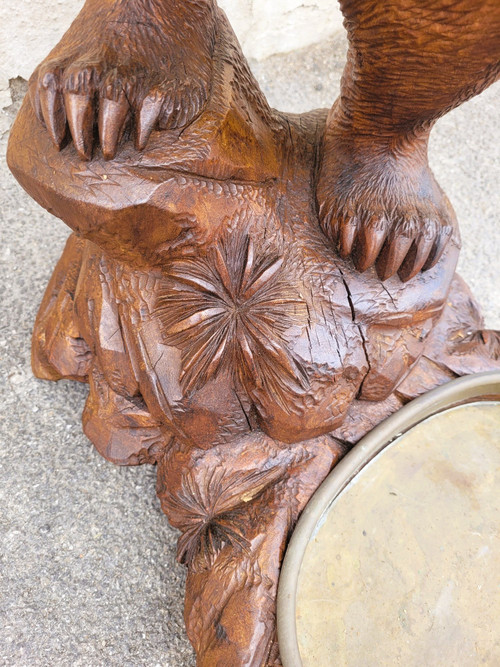 Bear coat rack, Black Forest, Late 19th Early 20th Century