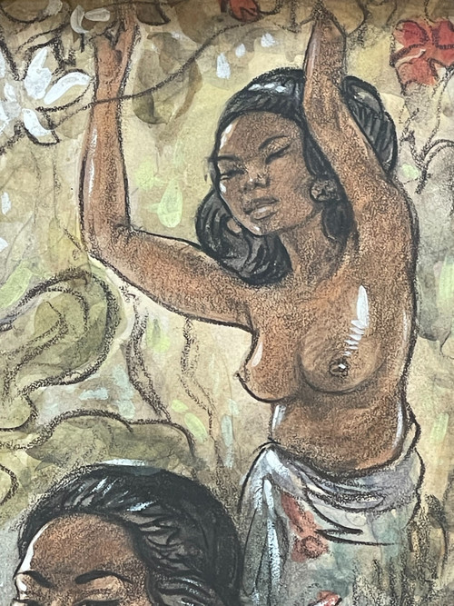 Frauen auf Bali, Jean LE MAYEUR DE MEPRES (1880-1958), circa 1940