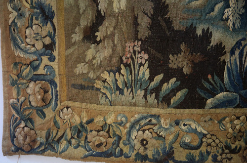 Aubusson tapestry, Greenery with birds, 18th century