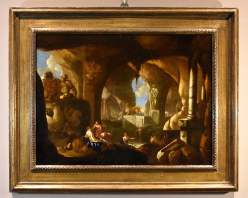 Diana And The Nymphs Bathing In A Cave, Jacques Muller (utrecht 1630 - 1680) Signed: 'j. Muller