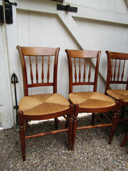 Straw chairs