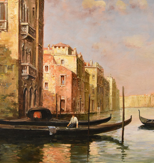 View Of Venice With The Grand Canal, Antoine Bouvard (l'isere 1875 - Paris 1957) 