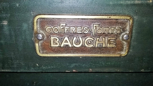 BAUCHE" safe with keys and code early 20th century