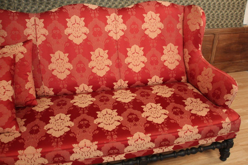 Riesiges Schloss-Sofa im Louis-XIII-Stil mit Ohren 3.05 cm Länge