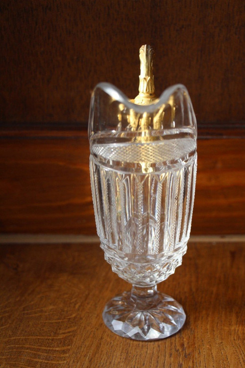 Crystal And Gilt Bronze Pourer Early 19th Century