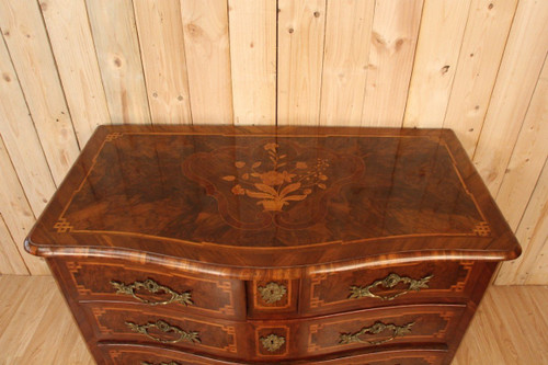 Commode En Marqueterie XVIIIeme Louis XIV