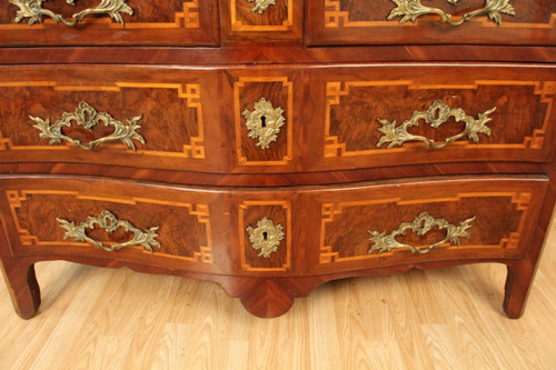 Commode En Marqueterie XVIIIeme Louis XIV