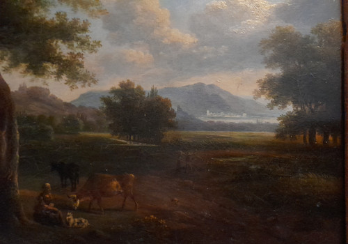 Jean-Baptiste Louis Hubert landscape 1801-1865