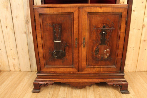 Japanese Collector's Cabinet Attributed To Viardot