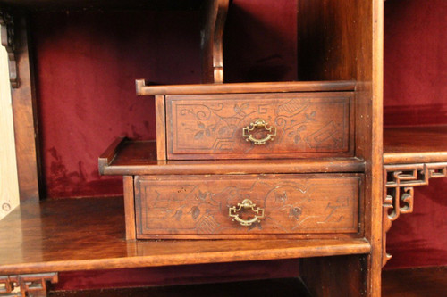 Japanese Collector's Cabinet Attributed To Viardot