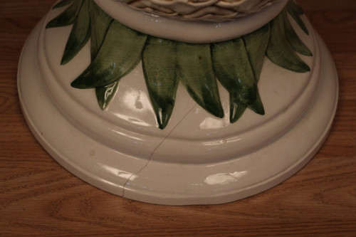 Column With Its Earthenware Pot Cover, Pineapple Model