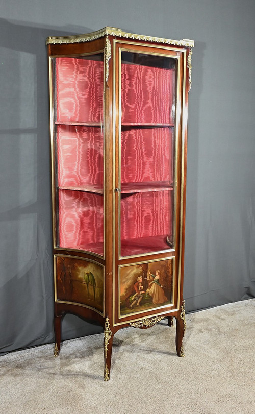 Vitrine en Acajou, style Transition Louis XV Louis XVI – 1re partie XXe