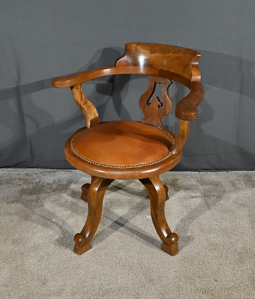 Fauteuil Pivotant, époque Victorienne, Angleterre – 2ème partie XIXe