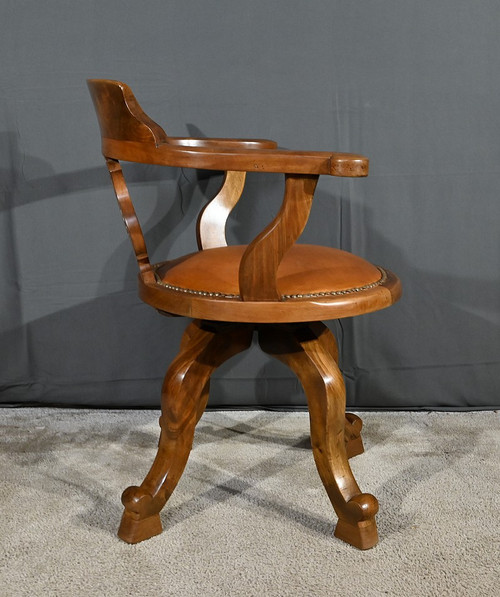 Fauteuil Pivotant, époque Victorienne, Angleterre – 2ème partie XIXe