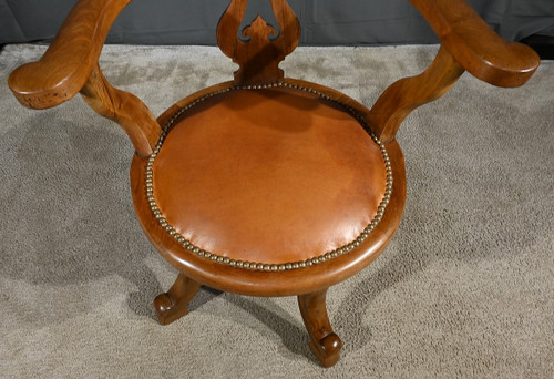 Fauteuil Pivotant, époque Victorienne, Angleterre – 2ème partie XIXe