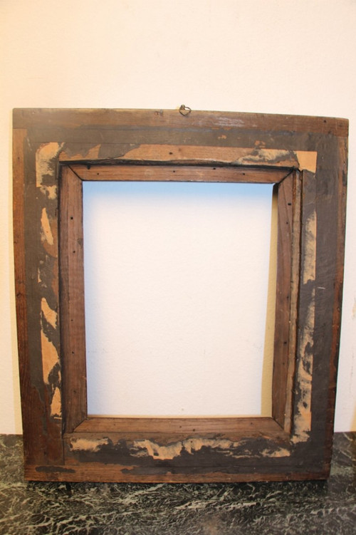 17th Century Oak Frame Carved With Acanthus Leaves