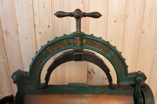 Triumph and Mangel Cast Iron Cloth Press, Early 20th Century