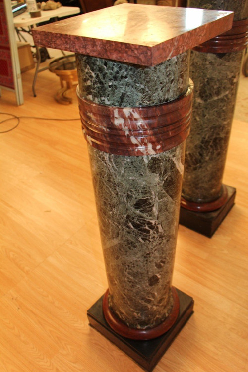 Pair Of 19th Century Marble Columns