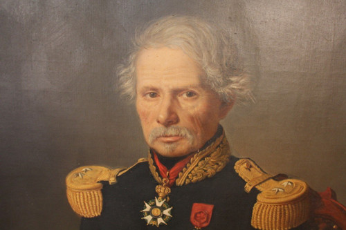 Huge Portrait Of Baron Général Gorsse, Deputy And Mayor Of Albi 1853